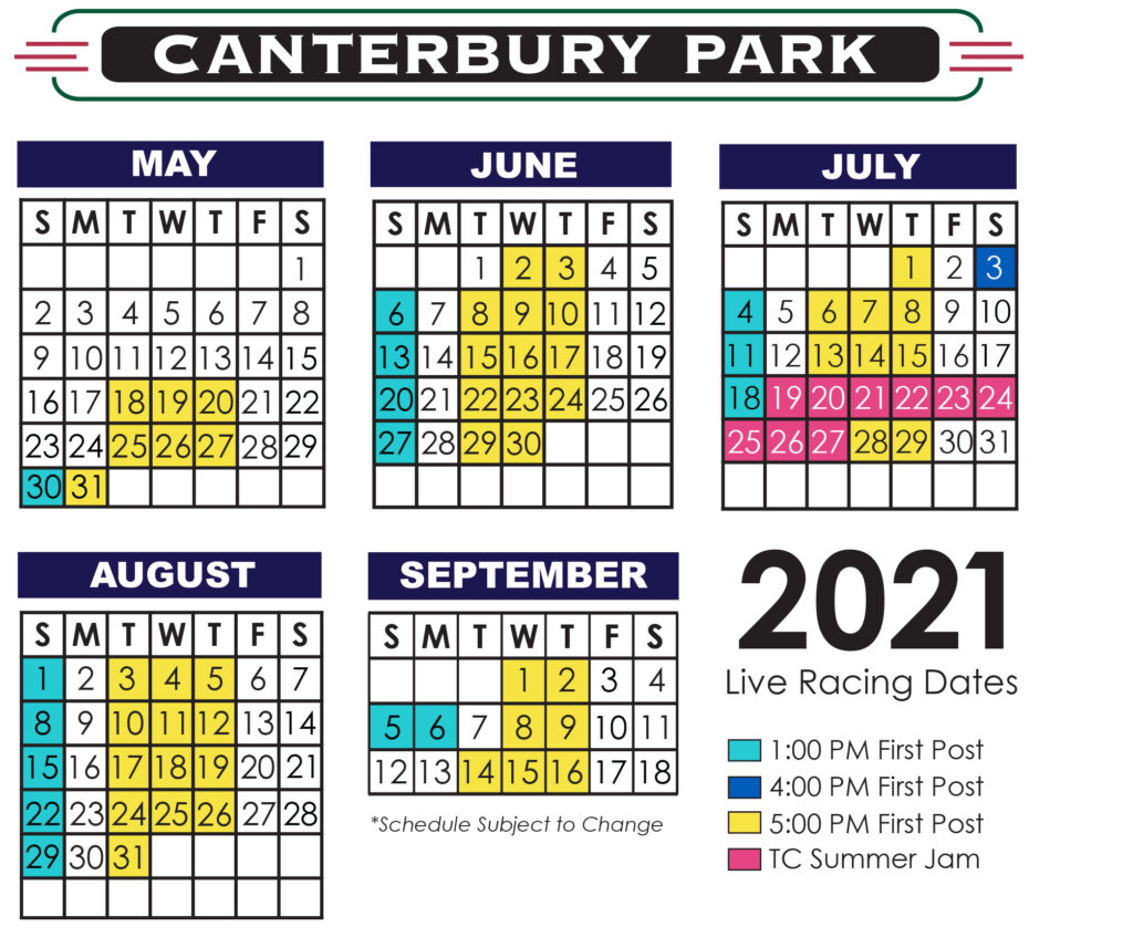 Live Racing Tickets On Sale Saturday / R2K Continues Canterbury Park