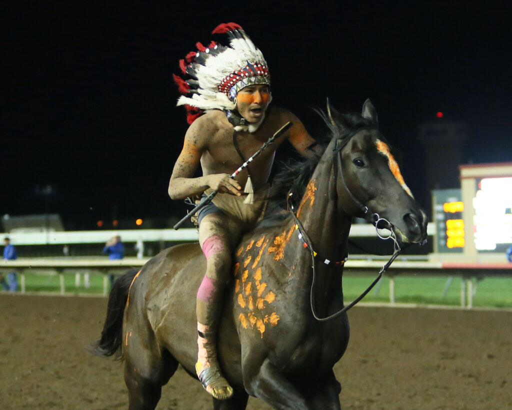 Indian Horse Relay A Cultural Connection Canterbury Park