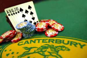 Cards and chips adjusted close
