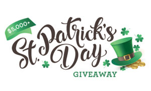 $5,000+ St. Patrick's Day Giveaway