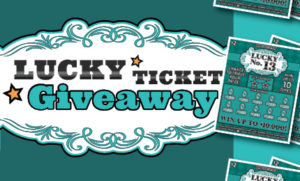 Lucky Ticket Giveaway Promo Graphic
