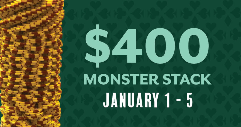 Monster Stack NLH: January 1-5